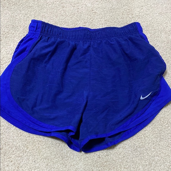 Nike Women's Blue Athletic Shorts - Picture 1 of 1